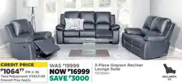 House & Home Grayson Recliner Lounge Suite offer