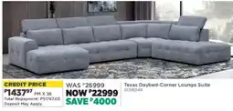 House & Home Texas Daybed-Corner Lounge Suite offer