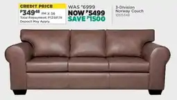House & Home 3-Division Norway Couch offer