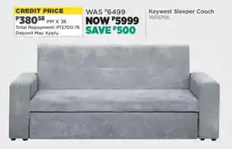 House & Home Keywest Sleeper Couch offer