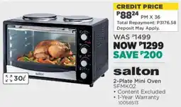 House & Home Salton 2-Plate Mini Oven offer