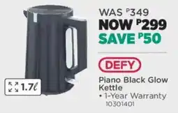 House & Home Defy Piano Black Glow Kettle offer