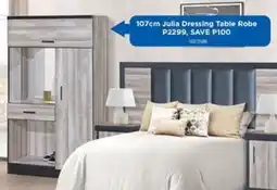 OK Furniture Julia Dressing Table Robe offer