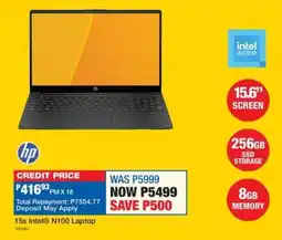 OK Furniture Hp 15s Intel N100 Laptop offer