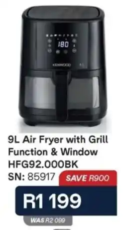 Hirsch's Kenwood Air Fryer with Grill Function & Window offer