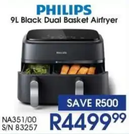 Hirsch's PHILIPS Black Dual Basket Airfryer offer
