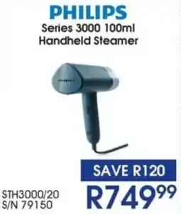 Hirsch's PHILIPS Series 3000 Handheld Steamer offer