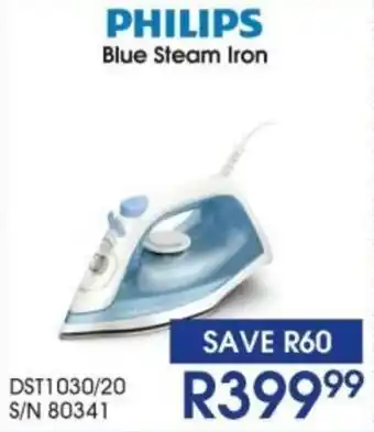 Hirsch's PHILIPS Blue Steam Iron offer
