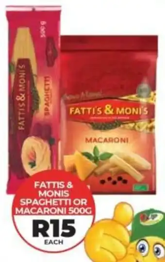1UP Fatti's & moni's spaghetti or macaroni offer