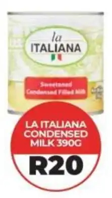 1UP La italiana condensed milk offer