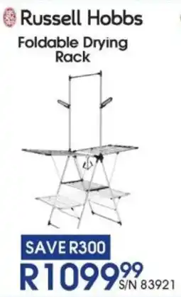 Hirsch's Russell Hobbs Foldable Drying Rack offer