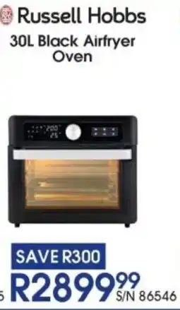 Hirsch's Russell Hobbs Black Airfryer Oven offer