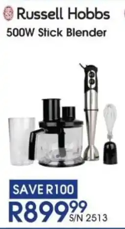 Hirsch's Russell Hobbs 500W Stick Blender offer