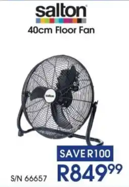 Hirsch's Salton Floor Fan offer