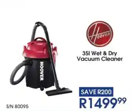 Hirsch's Hoover Wet & Dry Vacuum Cleaner offer
