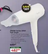 Dis-Chem Philips 2100W Series 5000 Hair Dryer offer