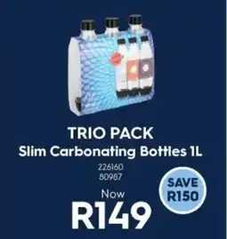 Hirsch's Sodastream Slim Carbonating Bottles offer