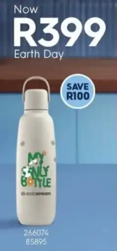 Hirsch's Sodastream Fizz & Go Insulated Stainless Steel Bottle Earth Day offer