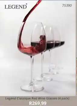 Hirsch's Legend Classique Red Wine Glasses offer