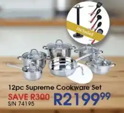 Hirsch's Snappy Chef Supreme Cookware Set offer