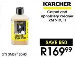 Hirsch's Karcher Carpet and upholstery cleaner offer