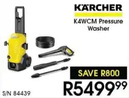 Hirsch's Karcher K4WCM Pressure Washer offer