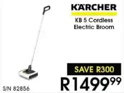 Hirsch's Karcher KB 5 Cordless Electric Broom offer