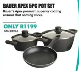 Hirsch's Bauer apex pot set offer