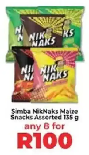 Food Lover's Market Simba NikNaks Maize Snacks Assorted offer