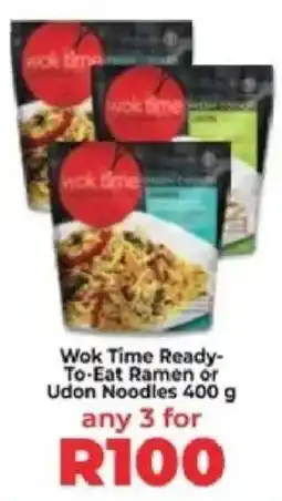 Food Lover's Market Wok Time Ready-To-Eat Ramen or Udon Noodles offer