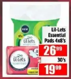 Devland Cash And Carry Lil-Lets Essential Pads offer