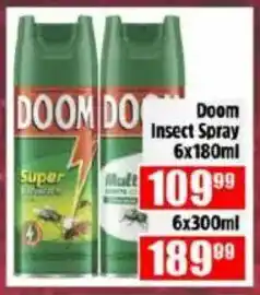 Devland Cash And Carry Doom Insect Spray offer