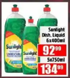 Devland Cash And Carry Sunlight Dish. Liquid offer