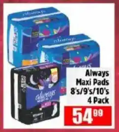 Devland Cash And Carry Always Maxi Pads offer