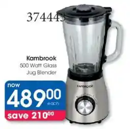 Clicks Kambrook 500 Watt Glass Jug Blender offer