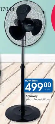 Clicks Safeway Pedestal Fans offer