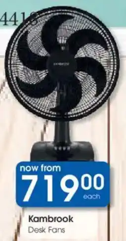 Clicks Kambrook Desk Fans offer