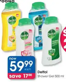 Clicks Dettol Shower Gel offer
