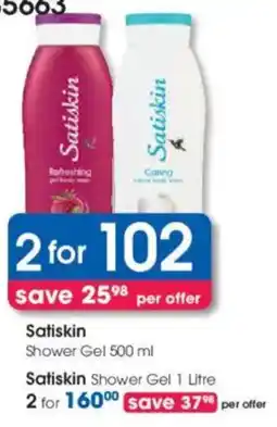 Clicks Satiskin Shower Gel offer