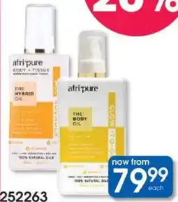 Clicks Afri Pure Body Oil offer