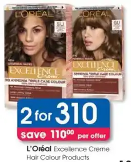 Clicks L'Oréal Excellence Creme Hair Colour Products offer
