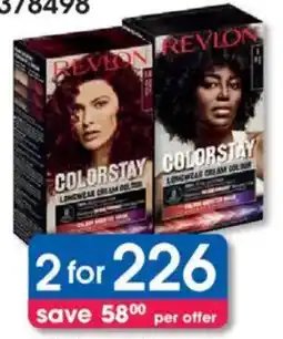 Clicks Revlon ColorStay Hair Colour Products offer