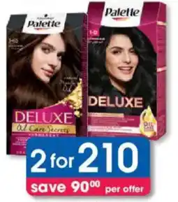 Clicks Schwarzkopf Palette Deluxe Hair Colour Products offer