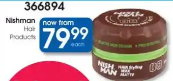 Clicks Nishman Hair Products offer