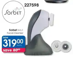 Clicks Sorbet 3-in-1 Facial Cleanser offer