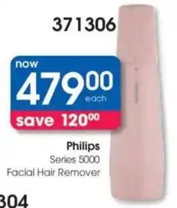 Clicks Philips Series 5000 Facial Hair Remover offer