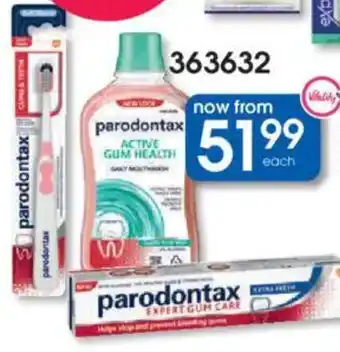 Clicks Parodontax Oral Care Products offer