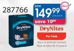 Clicks Huggies DryNites offer