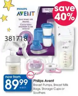Clicks Philips Avent Breast Pumps, Breast Milk Bags, Storage Cups or Soothers offer