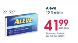 Clicks Aleve Tablets offer